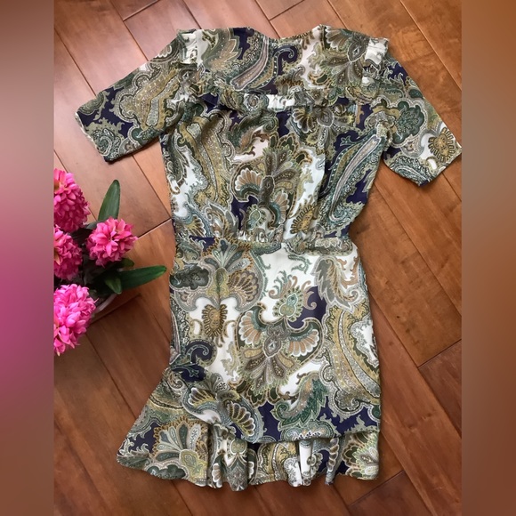 VERONICA BEARD Silk Mini Dress - Picture 6 of 7